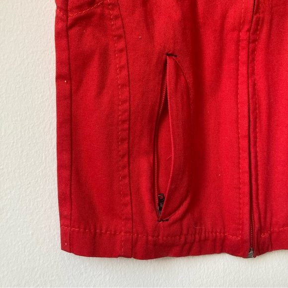 NWT Italian Come Quore Red Biker Zip Vest Sleeveless Jacket. Baby Boy 3 Months - Picture 4 of 7